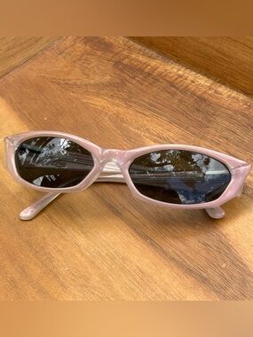 Vintage Arnette Mantis Pearlized Iridescent Pink Sunglasses